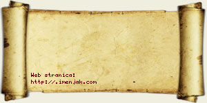 Irena Debeljak vizit kartica